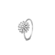 Silver Solitaire Shine Ring
