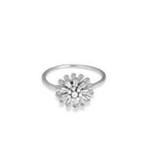 Silver Solitaire Shine Ring