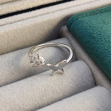 Silver Butterfly Open Ring