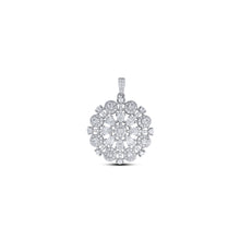  Silver Round Cluster Stud Set 