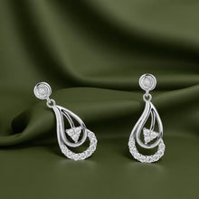 Silver Sparkle Earring & Pendant Duo