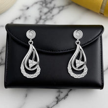 Silver Sparkle Earring & Pendant Duo