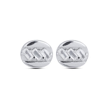  Silver Designer Classic Stud Earrings