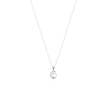 Silver Circular-Half Earrings Locket Set