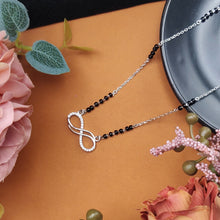 Sterling Silver Infinity Black Mangalsutra
