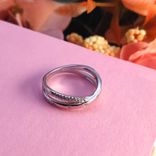 925 Silver Double Layer Ring