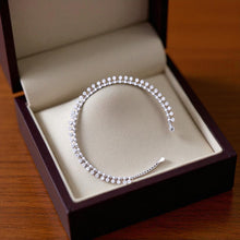 Silver Sparkling Zircon Moon Payal 