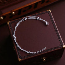 Silver Latest Triple Chain Anklet 