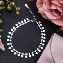 Silver Heart Chain Bracelet 