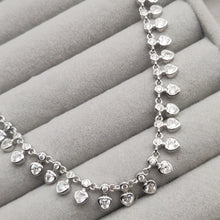 Silver Heart Chain Bracelet 