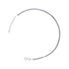 Silver Bold Double Chain Anklet