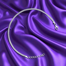 Silver Bold Double Chain Anklet