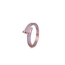 Silver Rose Gold Gratia Ring